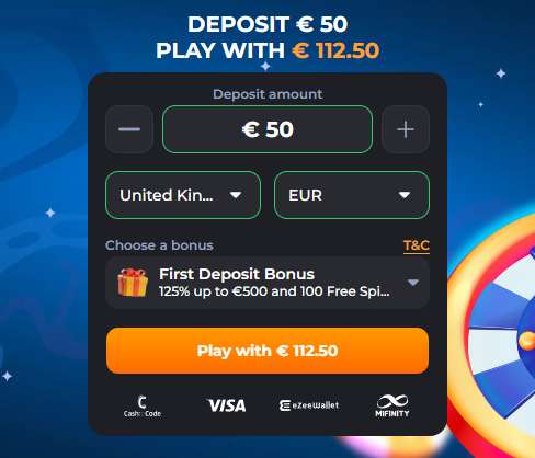 cosmic slots casino welocme offer