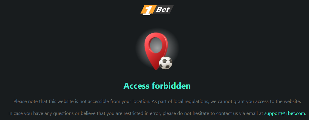 1Bet Casino Homepage