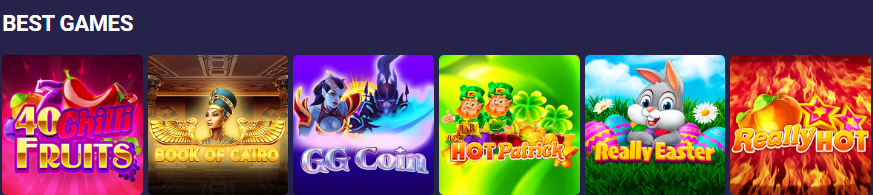 Bet Cake Casino Games