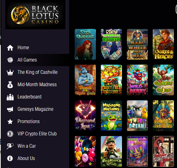 Black Lotus Casino Games