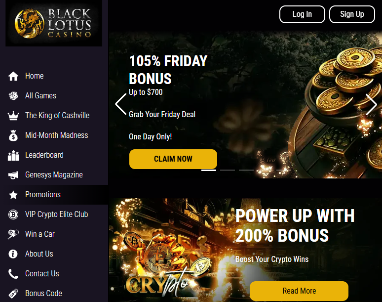 Black Lotus Casino Promotions