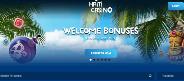 HaitiWin Casino homepage