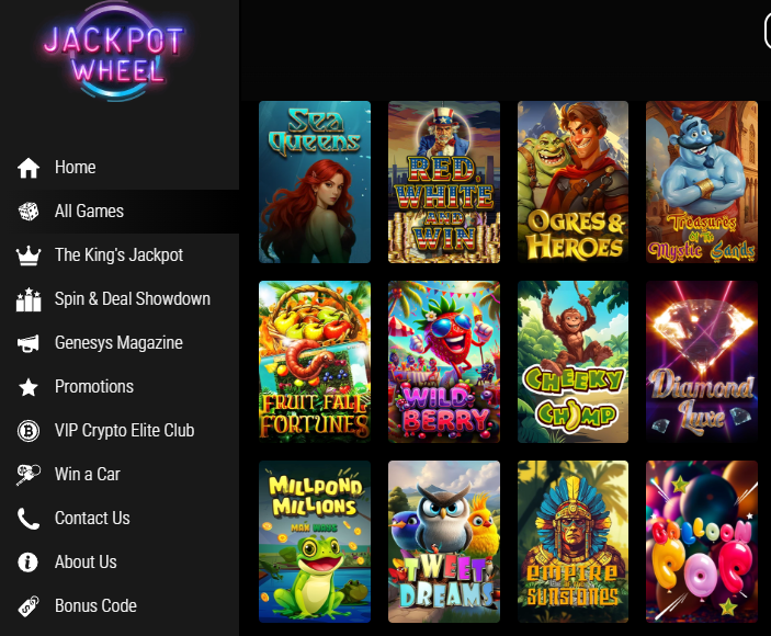 Jackpot Wheel Games