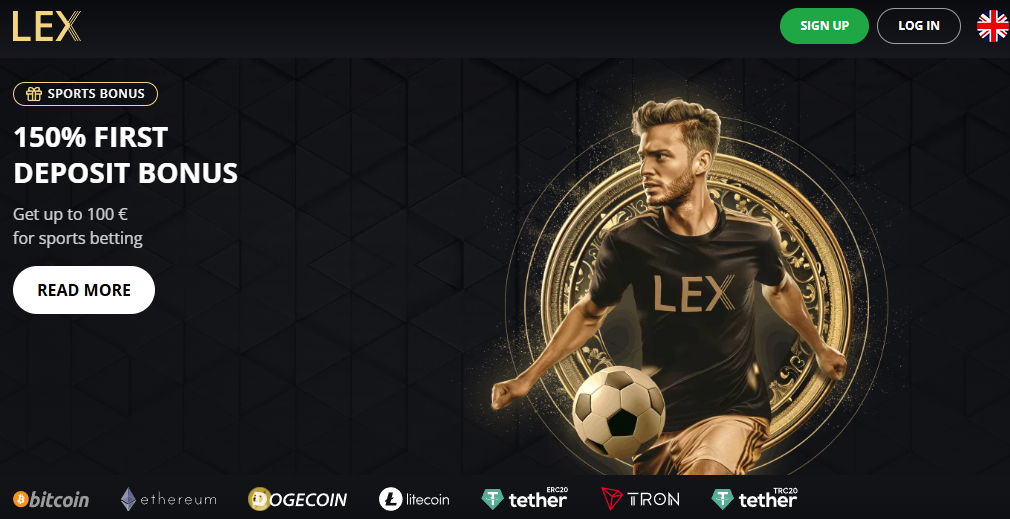 Lex Casino Homepage