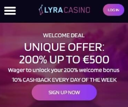 Lyra Casino Promotions