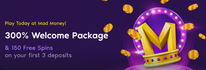 Mad Money Casino Homepage