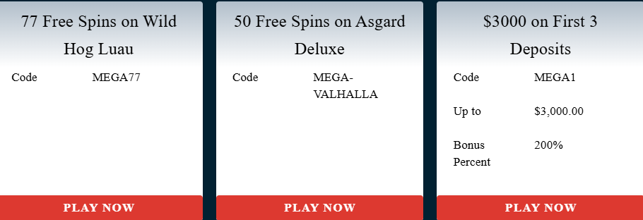 Mega7s Casino Promotions