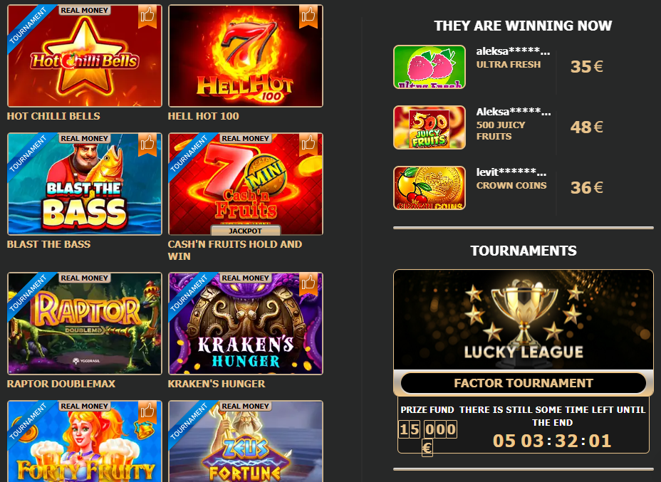 Rox Casino Games