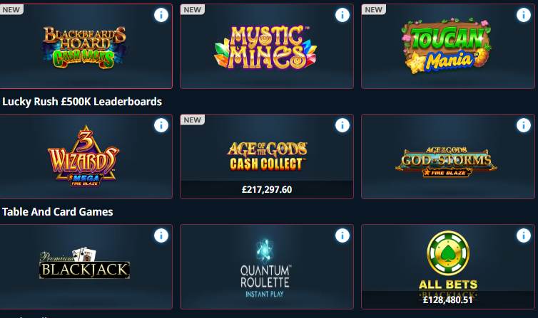 betfred Casino Games