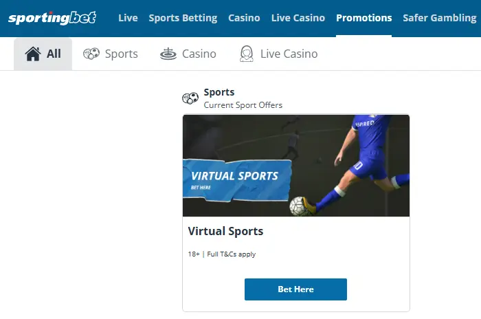 Sporting Bet Promotions