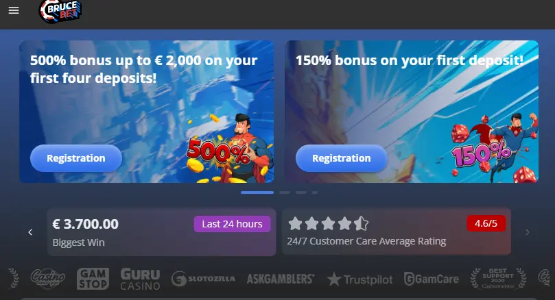 bruce bet Homepage