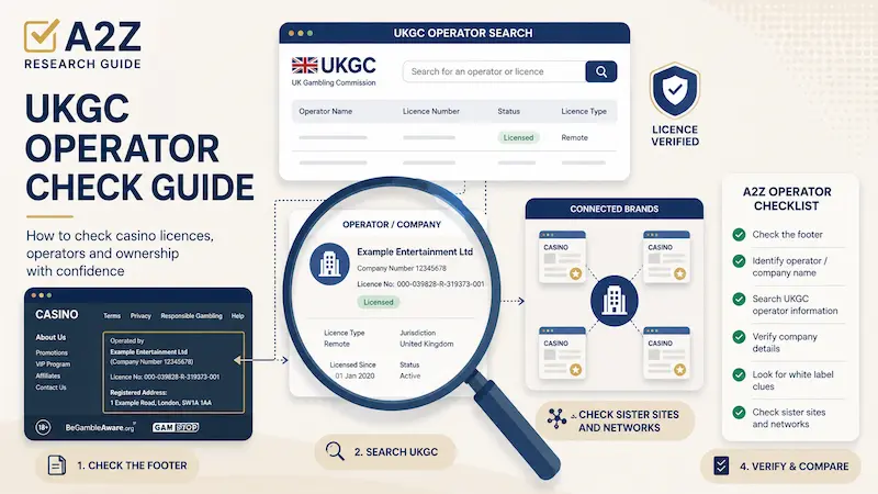UKGC Operator Check Guide: How To Check Casino Licences, Operators & Ownership