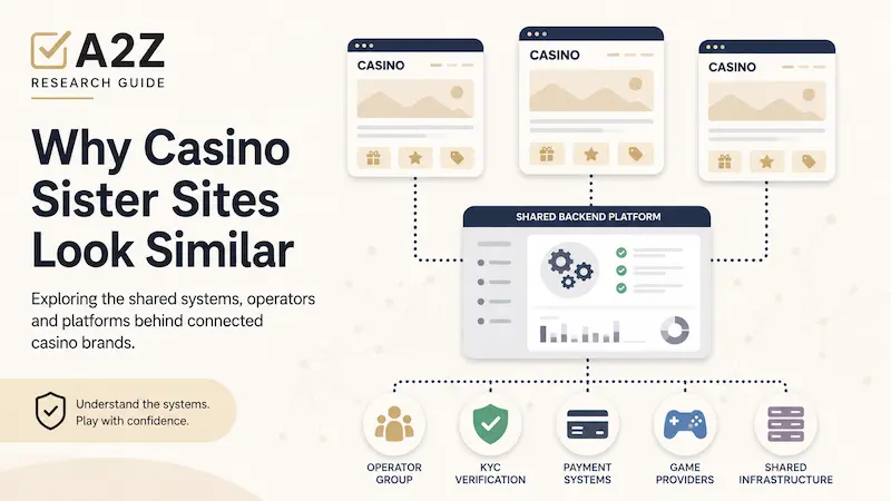 Why Casino Sister Sites Look Similar: Shared Platforms, Operators & Backend Systems