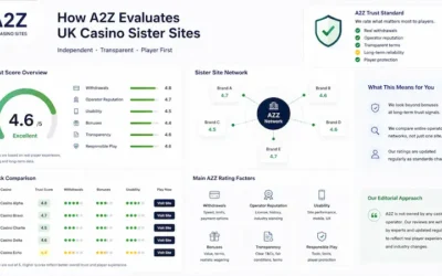 How A2Z Evaluates UK Casino Sister Sites