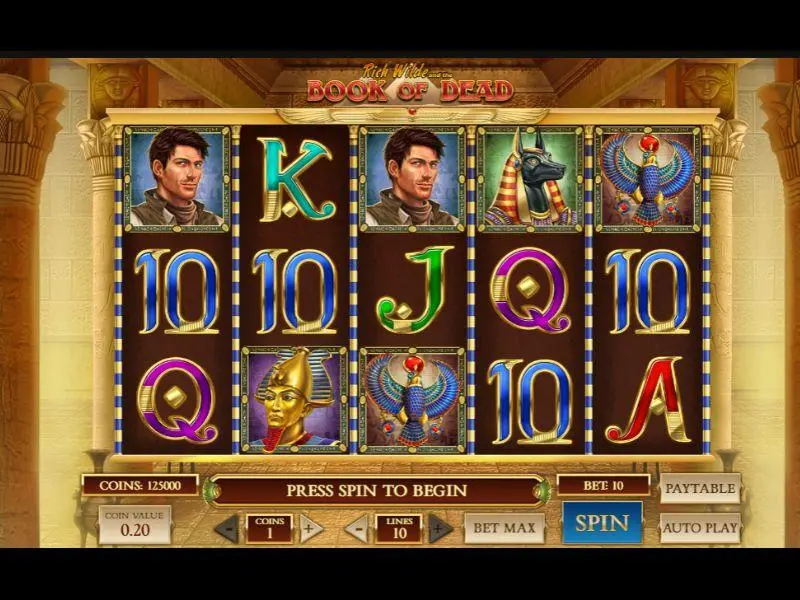 Book of Dead slot game