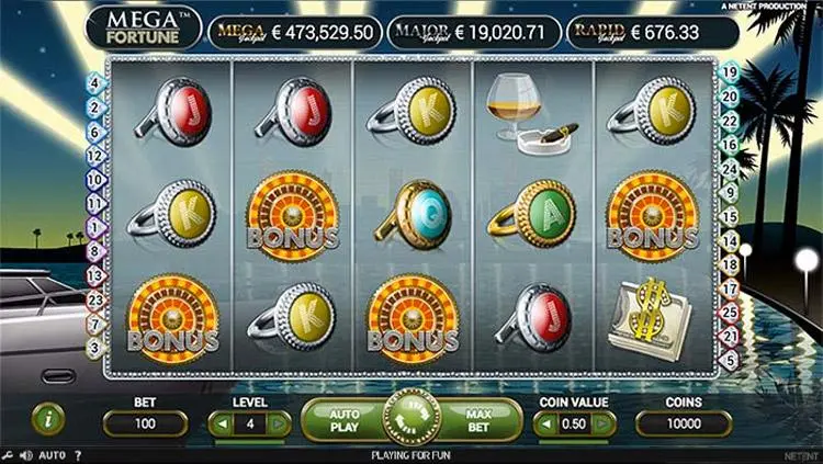 Mega Fortune slot game