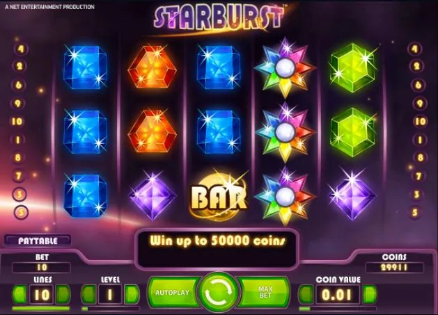 Starburst slot game